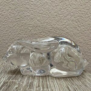 Princess House Crystal Clear Bunny Rabbit Germany Paperweight